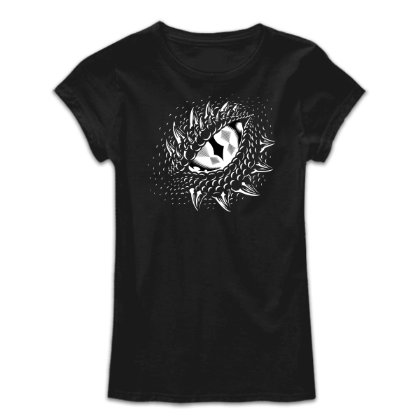 Дамска тениска с цветен принт THE EYE Дамска тениска с цветен принт THE EYE